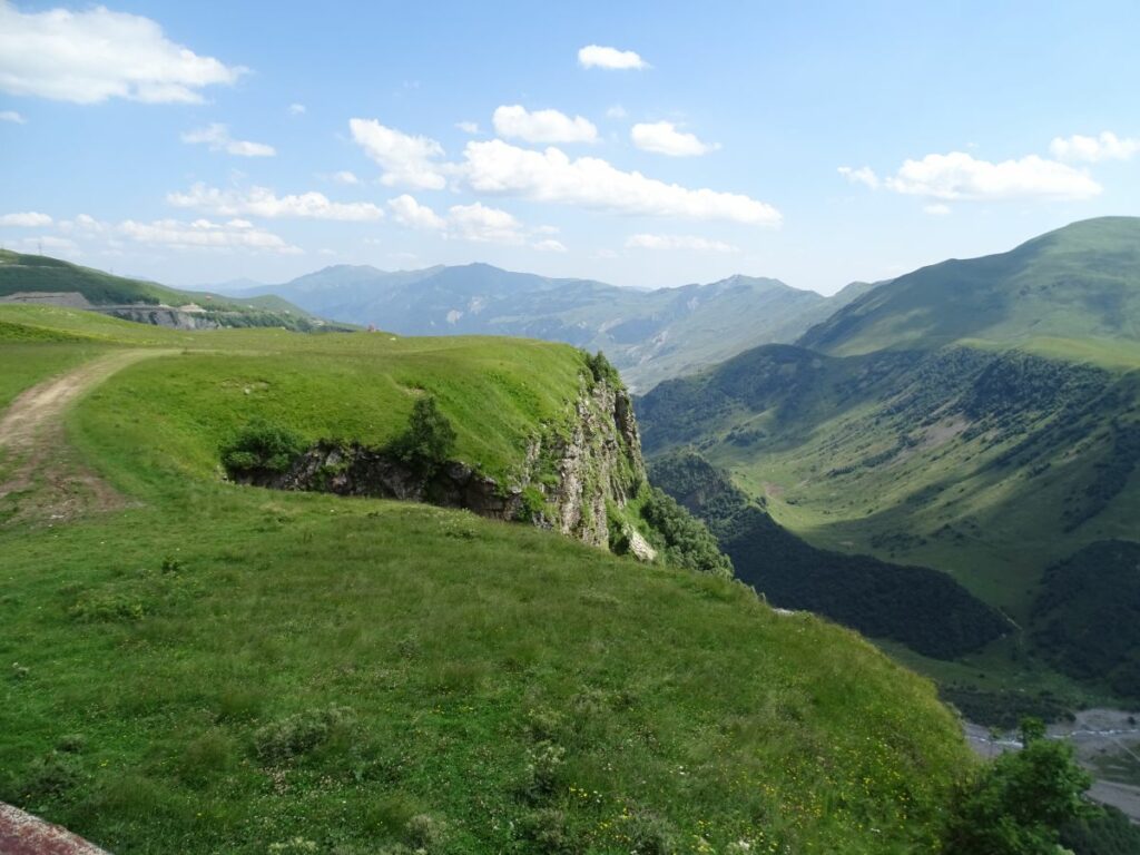 Berglandschaften Georgiens