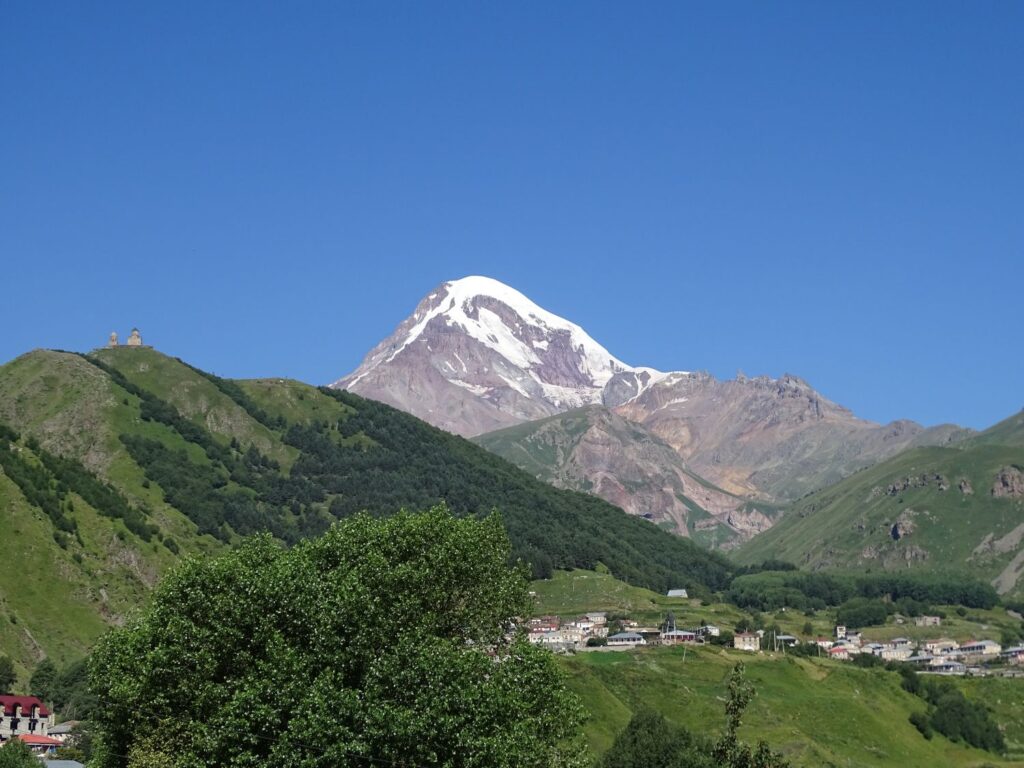 Berge im Nationalpark Kasbegi