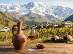 Kulinarische Reise nach Georgien: Weinberge und Kwewri 